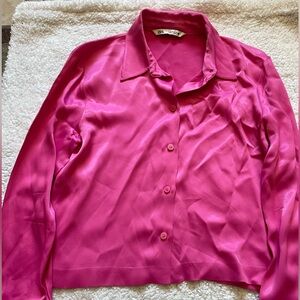 Pink Zara Business Top
